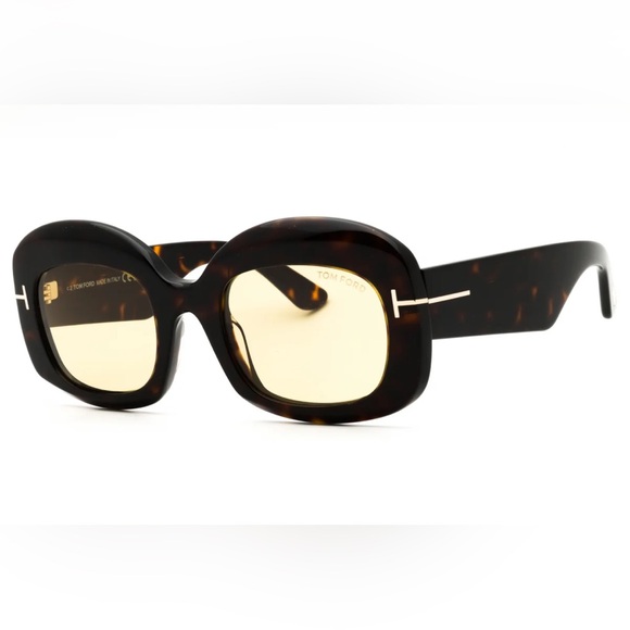 Tom Ford Sunglasses FT1219 52E Dark Havana/Brown